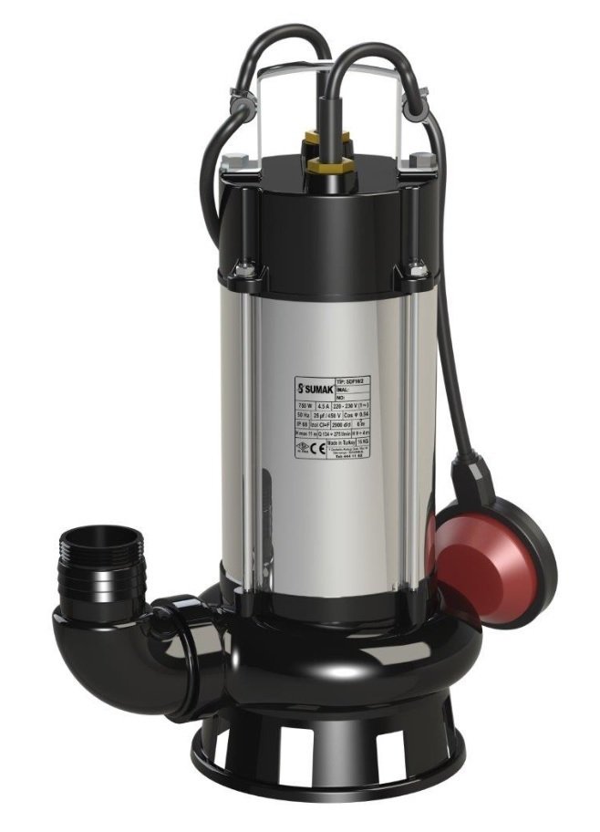 SDF 14/2 1.5 HP FOSEPTİK DALGIÇ POMPA 10,5 MT DİK BASAR